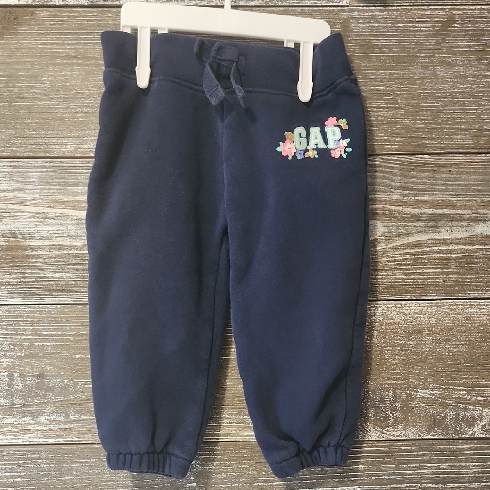 Baby Gap girls navy sweatpants Joggers size 12 months